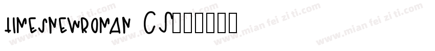 timesnewroman CS字体转换
